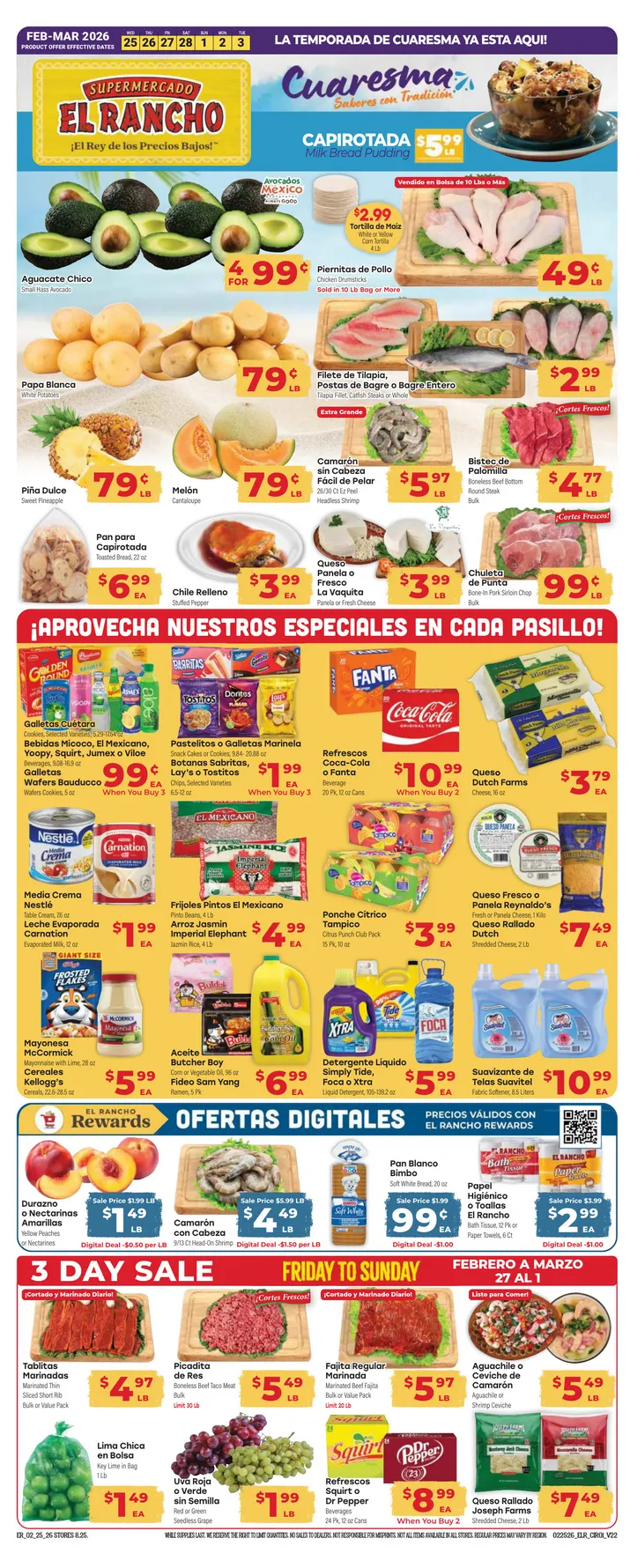 Weekly ad El Rancho Sales from February 25 to March 3 2026 - Page 1