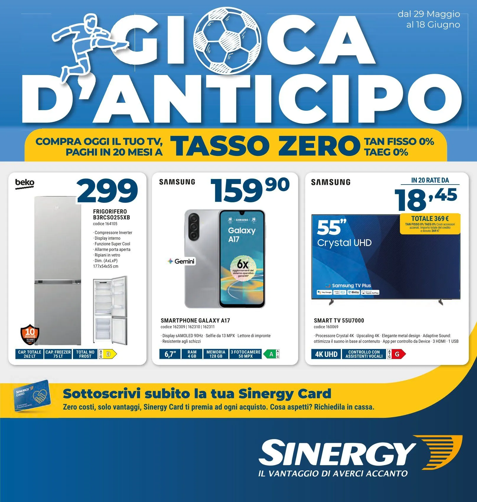 Volantini Sinergy da 25 maggio a 18 giugno di 2026 - Pagina del volantino 1