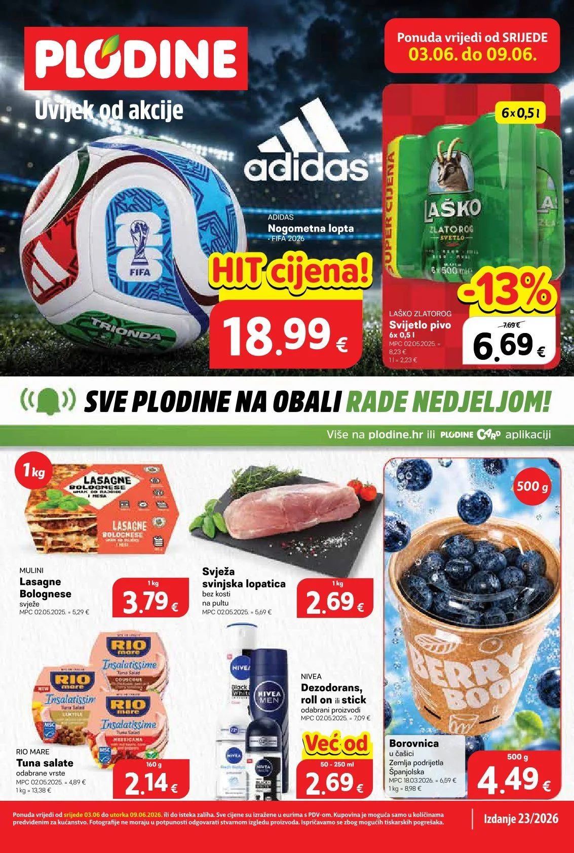 Katalog Plodine od 3. lipnja do 9. lipnja 2026. - Pregled Stranica 1