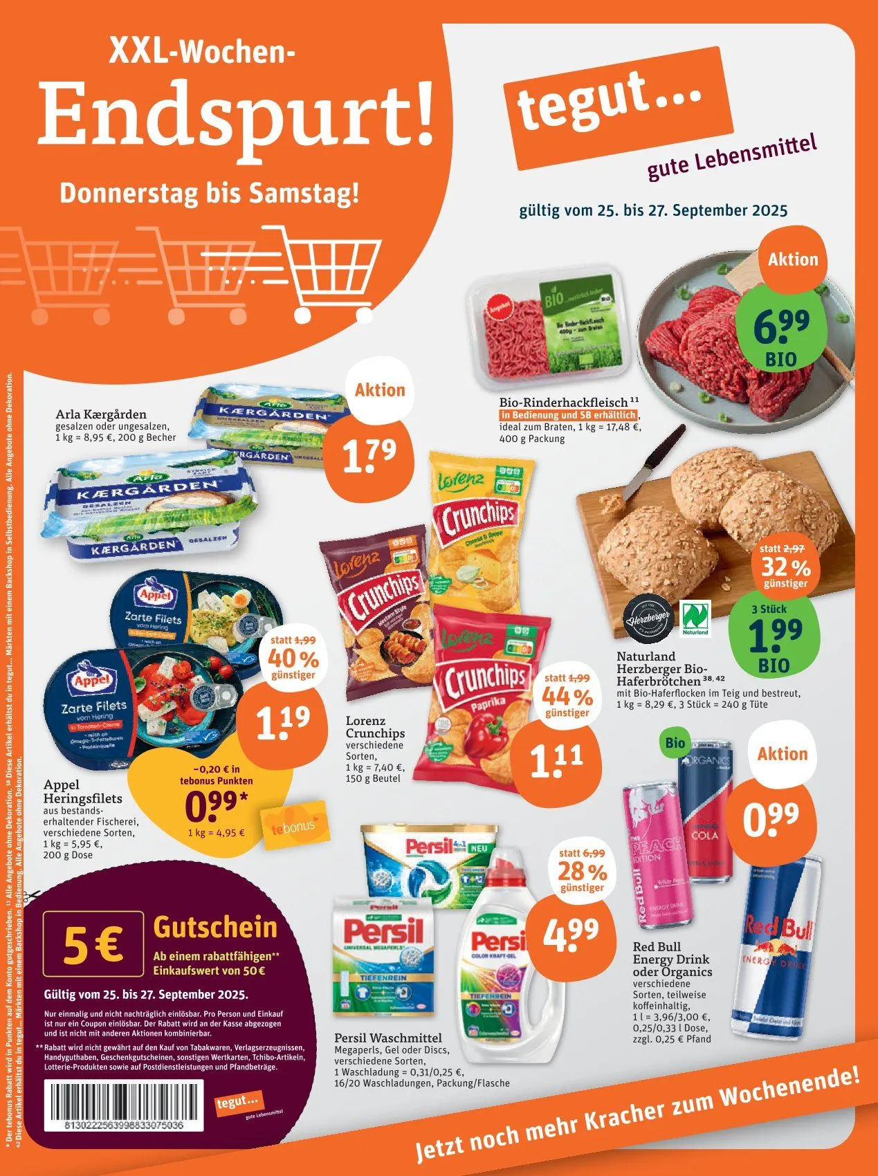  Prospekt tegut...  von 25. September bis 27. September 2025 - Prospekt seite 1