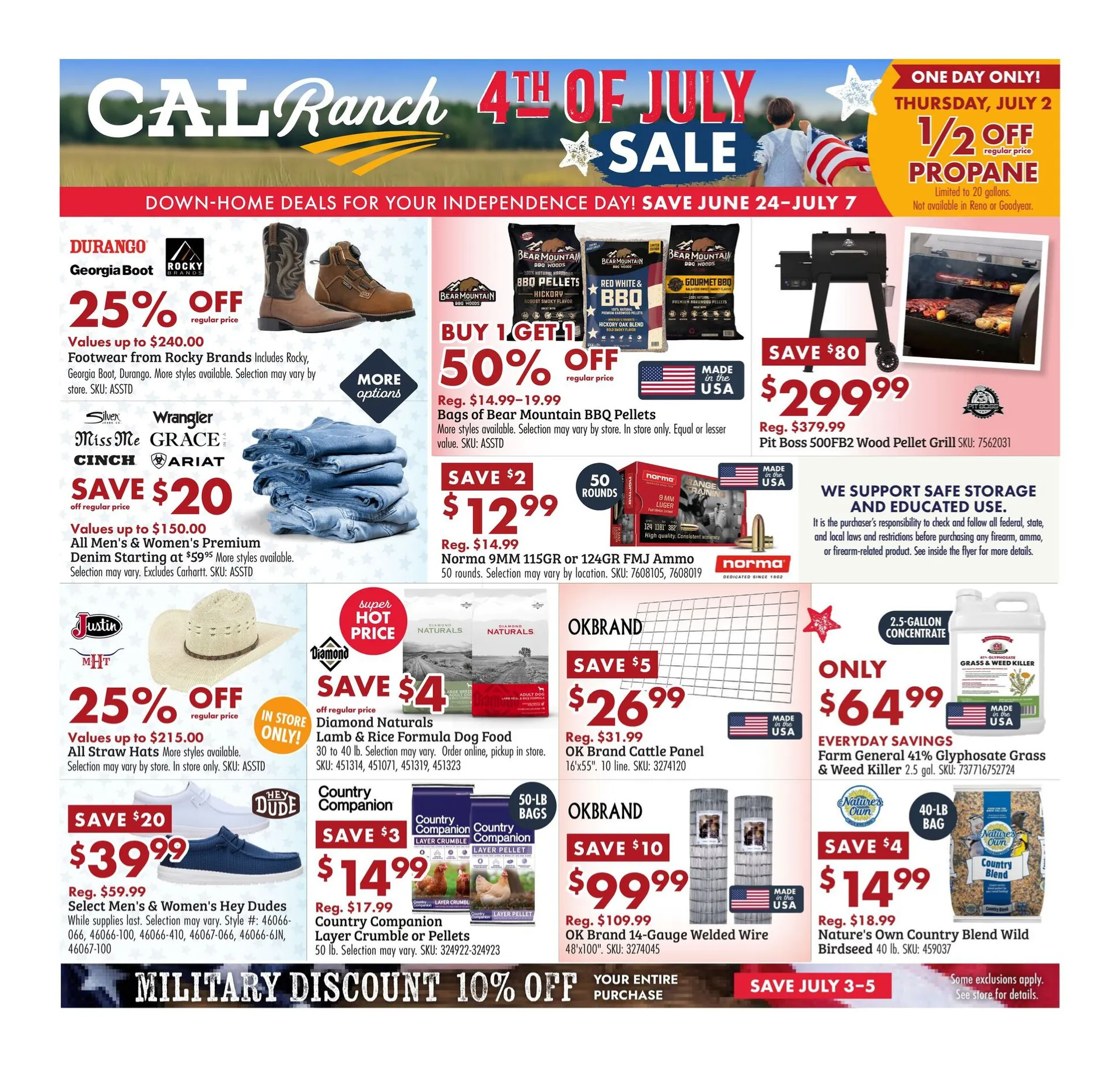 Weekly ad C-A-L Ranch Stores Sales from June 24 to July 7 2026 - Page 