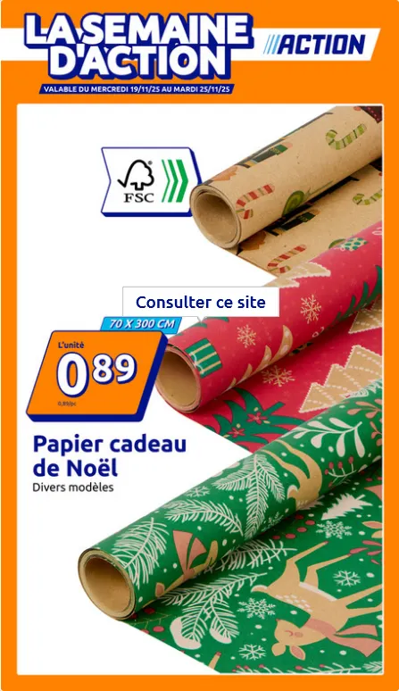 Action Catalogue du 19 novembre au 25 novembre 2025 - Catalogue page 1