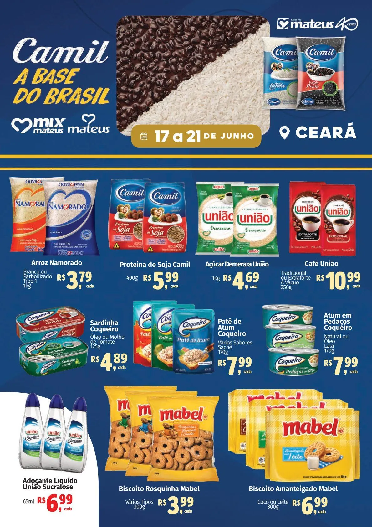 Encarte de Folhetos Mateus 17 de junho até 21 de junho 2026 - Pagina 1