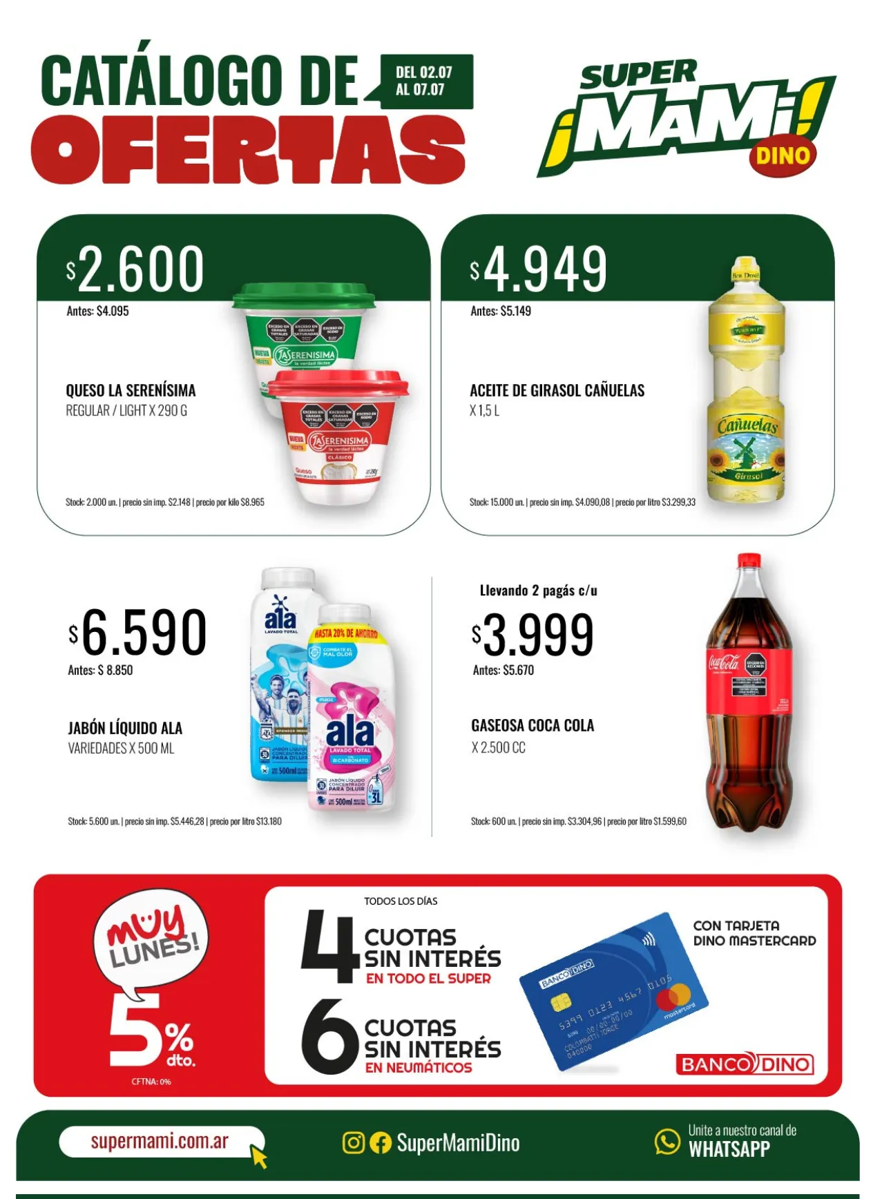 Ofertas de Ofertas Super Mami 2 de julio al 8 de julio 2026 - Página  del catálogo