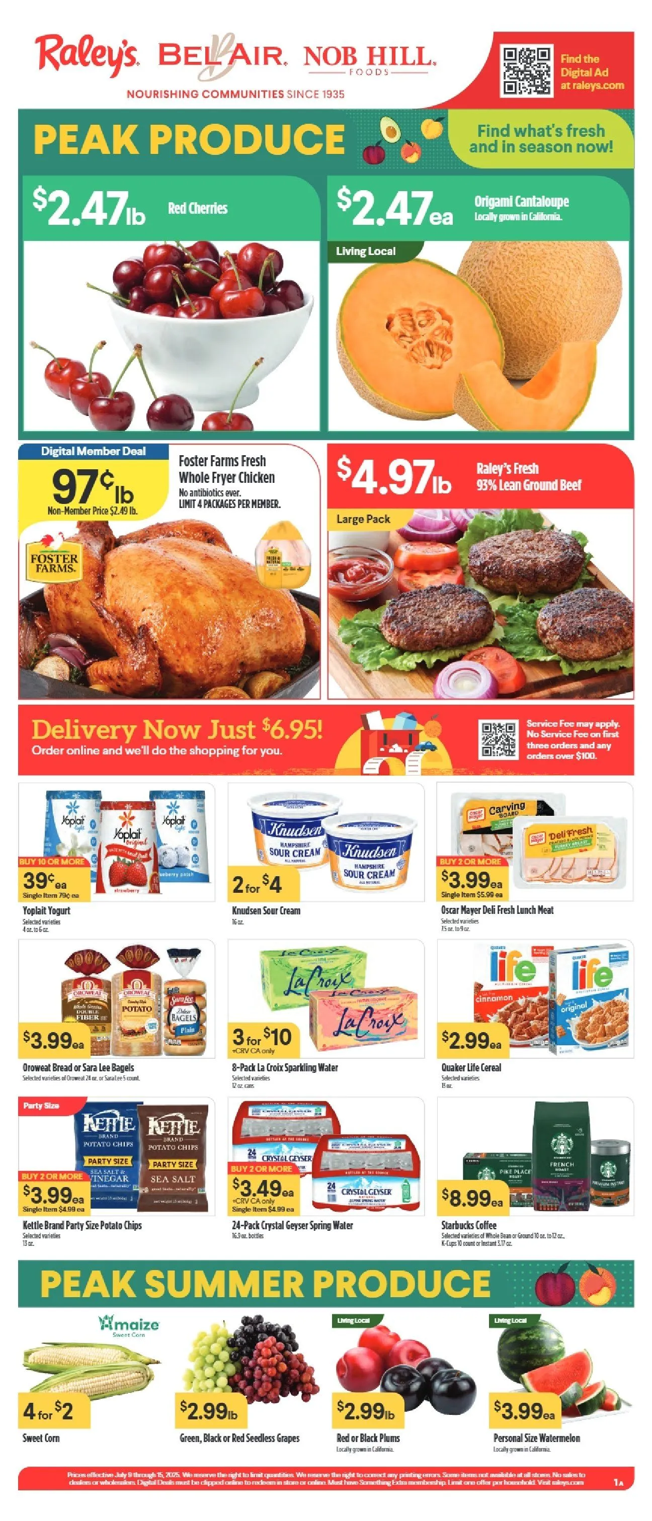 Weekly ad Raley's Sales from July 9 to July 16 2025 - Page 