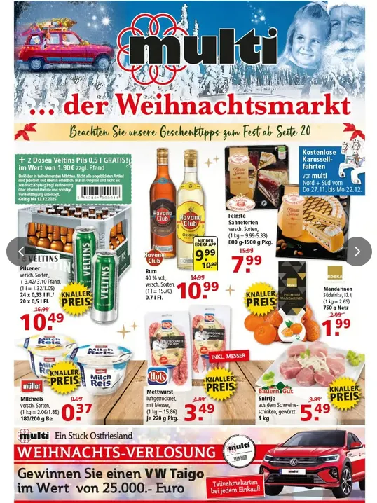 Multi Markt Angebote von 8. Dezember bis 13. Dezember 2025 - Prospekt seite 1