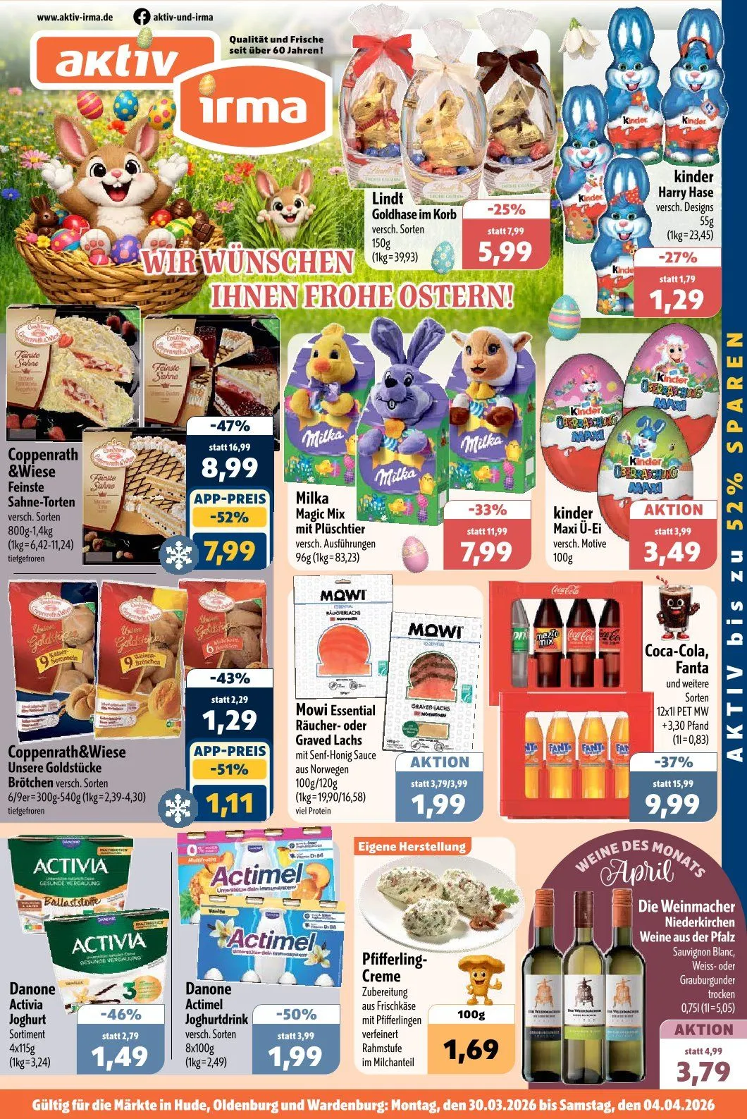  Aktiv Irma Angebote von 30. März bis 4. April 2026 - Prospekt seite 