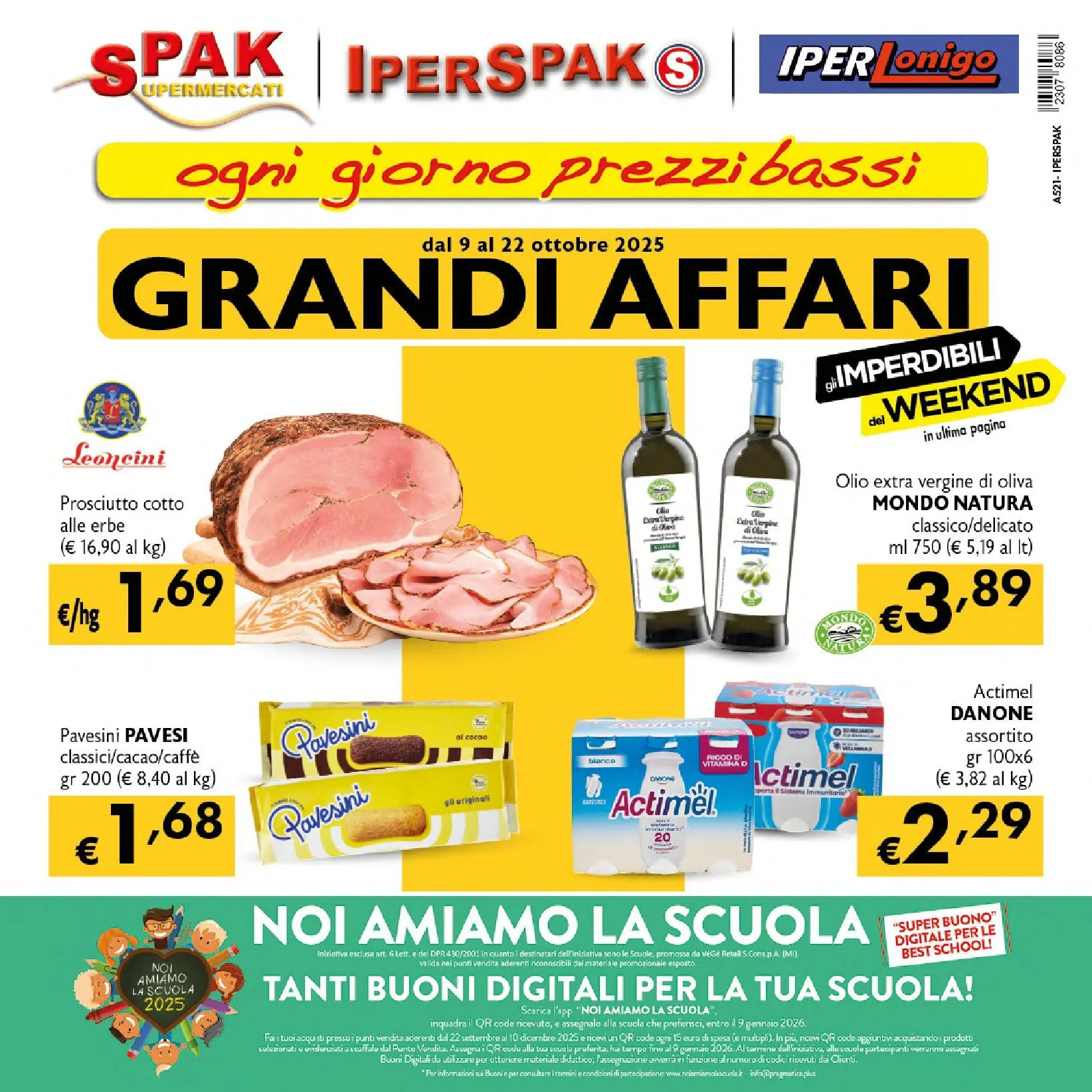 Volantini Spak Supermercati da 9 ottobre a 22 ottobre di 2025 - Pagina del volantino 1