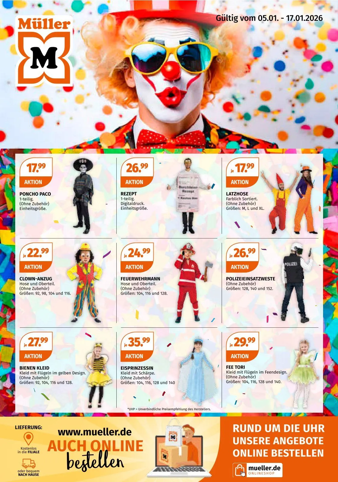 Müller Angebote von 5. Januar bis 17. Januar 2026 - Prospekt seite 