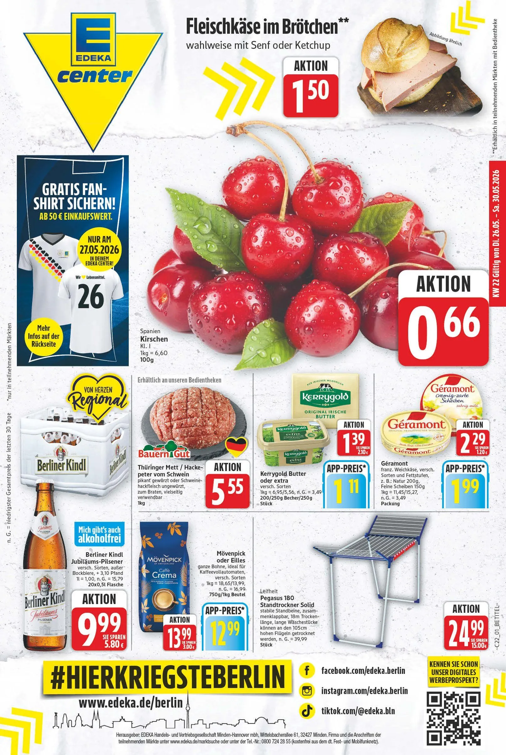 Edeka Angebote von 26. Mai bis 30. Mai 2026 - Prospekt seite 1