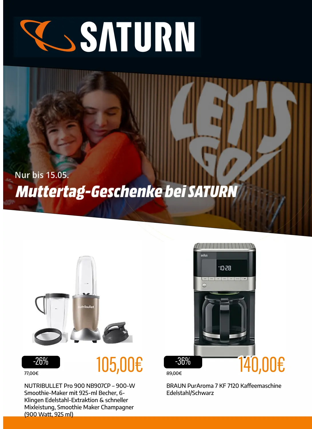 Saturn Angebote von 7. Mai bis 26. Mai 2026 - Prospekt seite 1