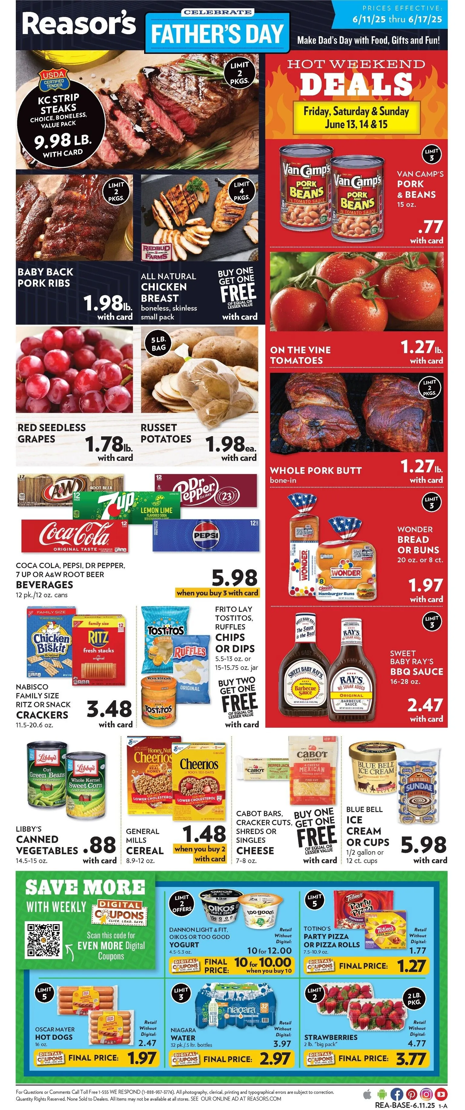 Weekly ad Reasor's weekly ads from June 11 to June 17 2025 - Page 1