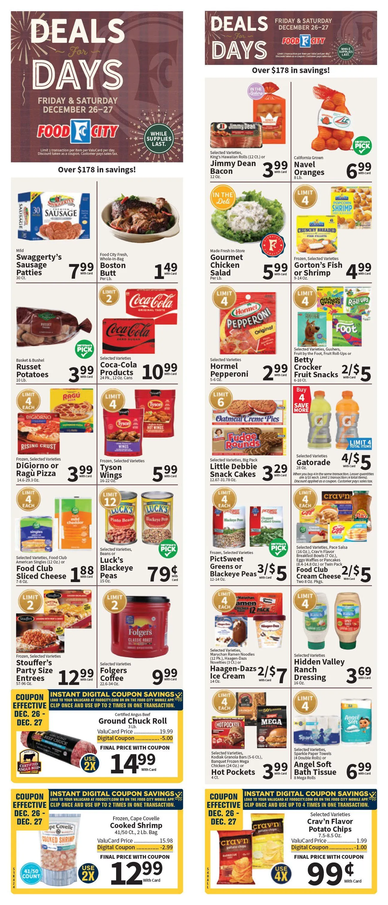 Weekly ad Food City Sales from December 26 to December 27 2025 - Page 1