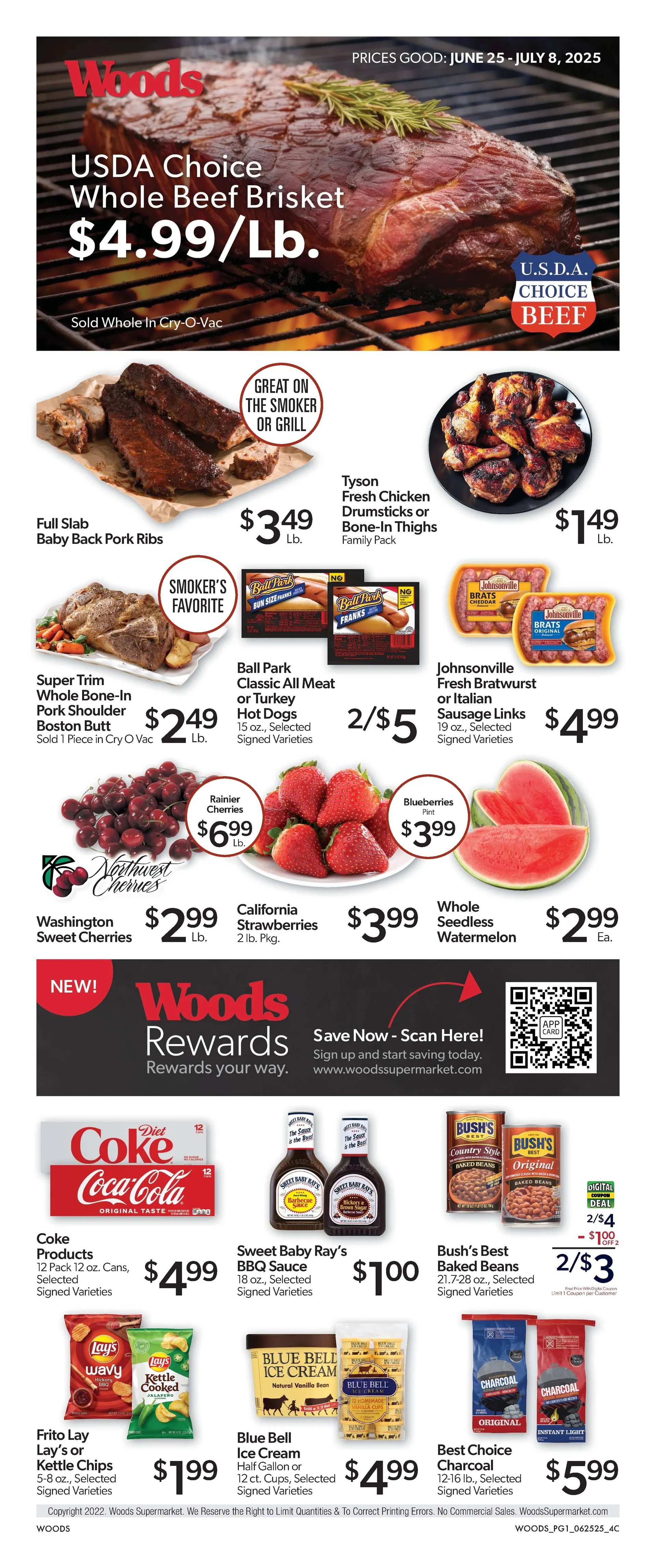 Weekly ad  Woods Supermarket weekly ads from June 25 to July 8 2025 - Page 