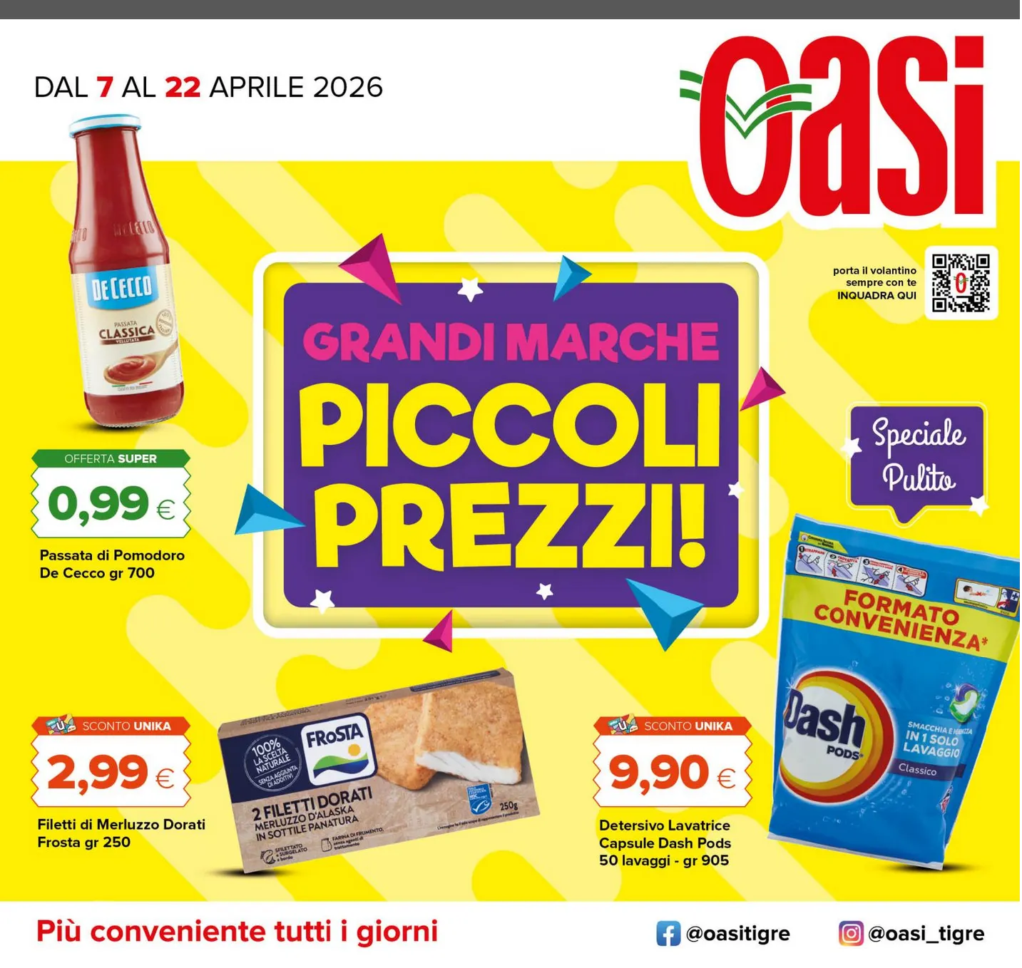 Volantini Oasi da 7 aprile a 22 aprile di 2026 - Pagina del volantino 1