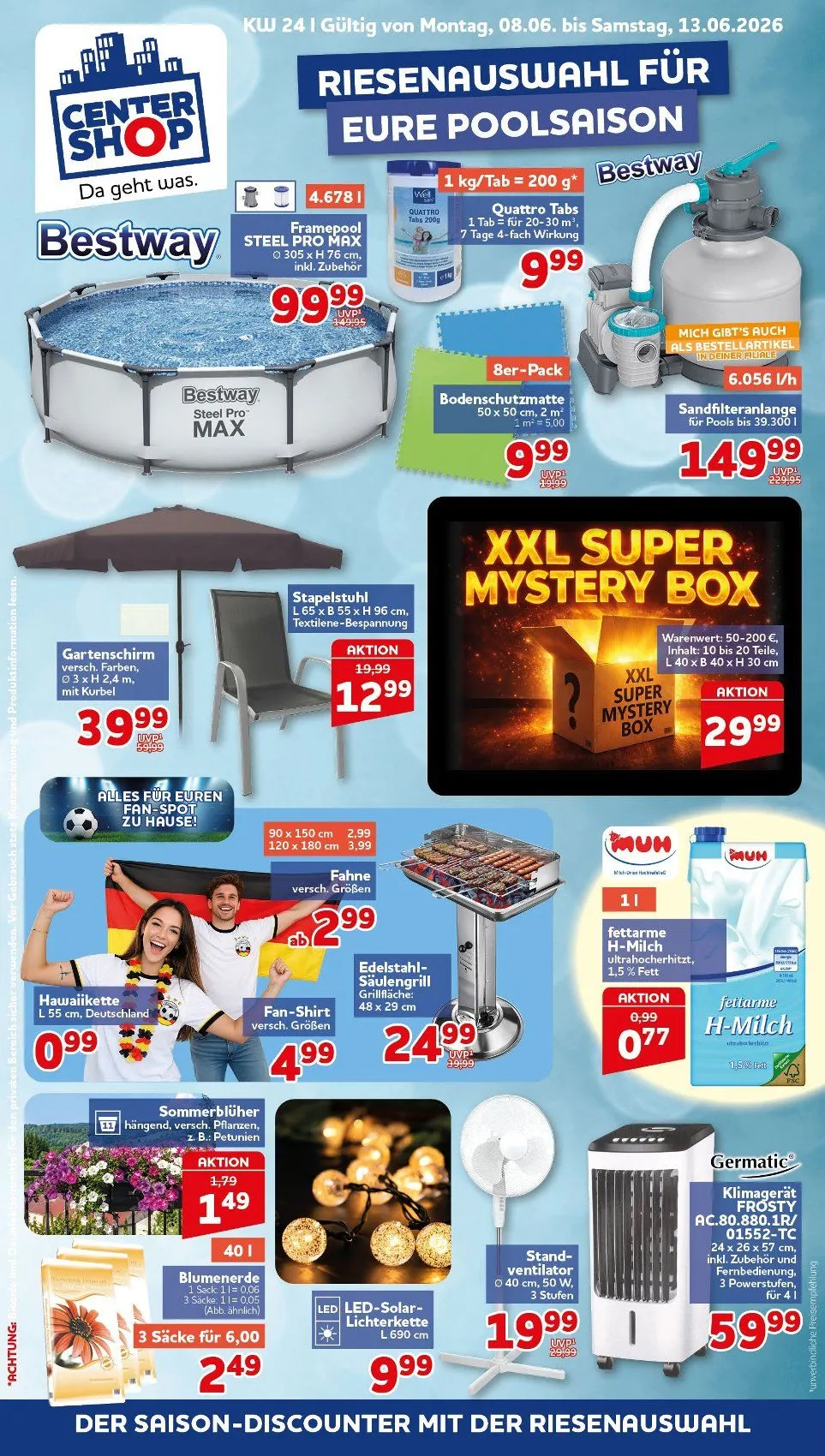 CENTERSHOP Angebote von 8. Juni bis 13. Juni 2026 - Prospekt seite 1