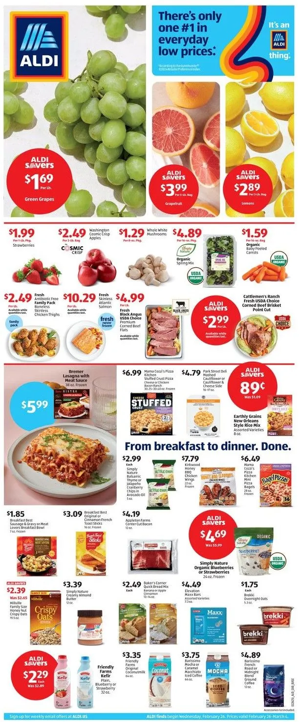 Weekly ad Aldi Deals from February 26 to March 4 2025 - Page 1