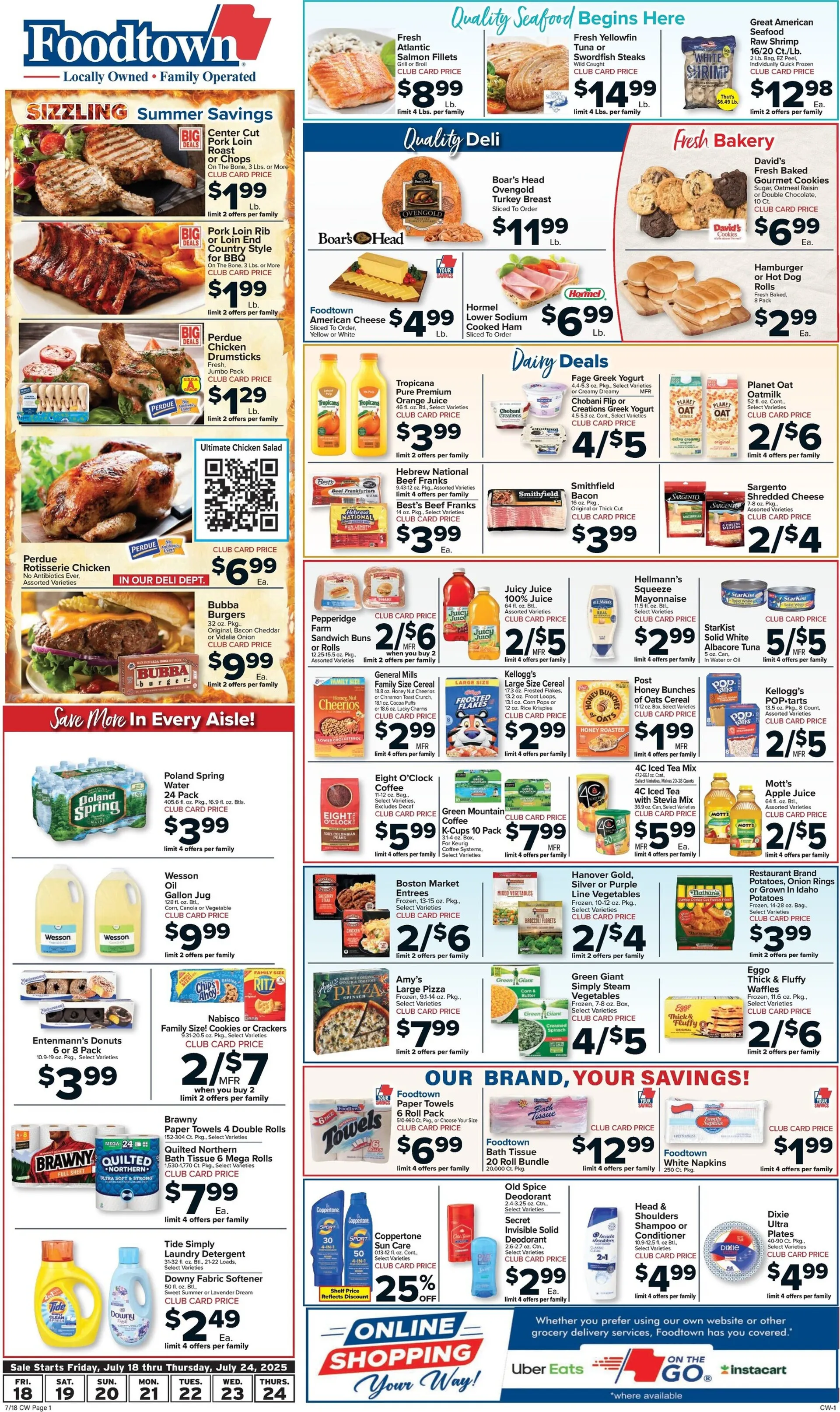 Weekly ad Foodtown Sales from July 18 to July 24 2025 - Page