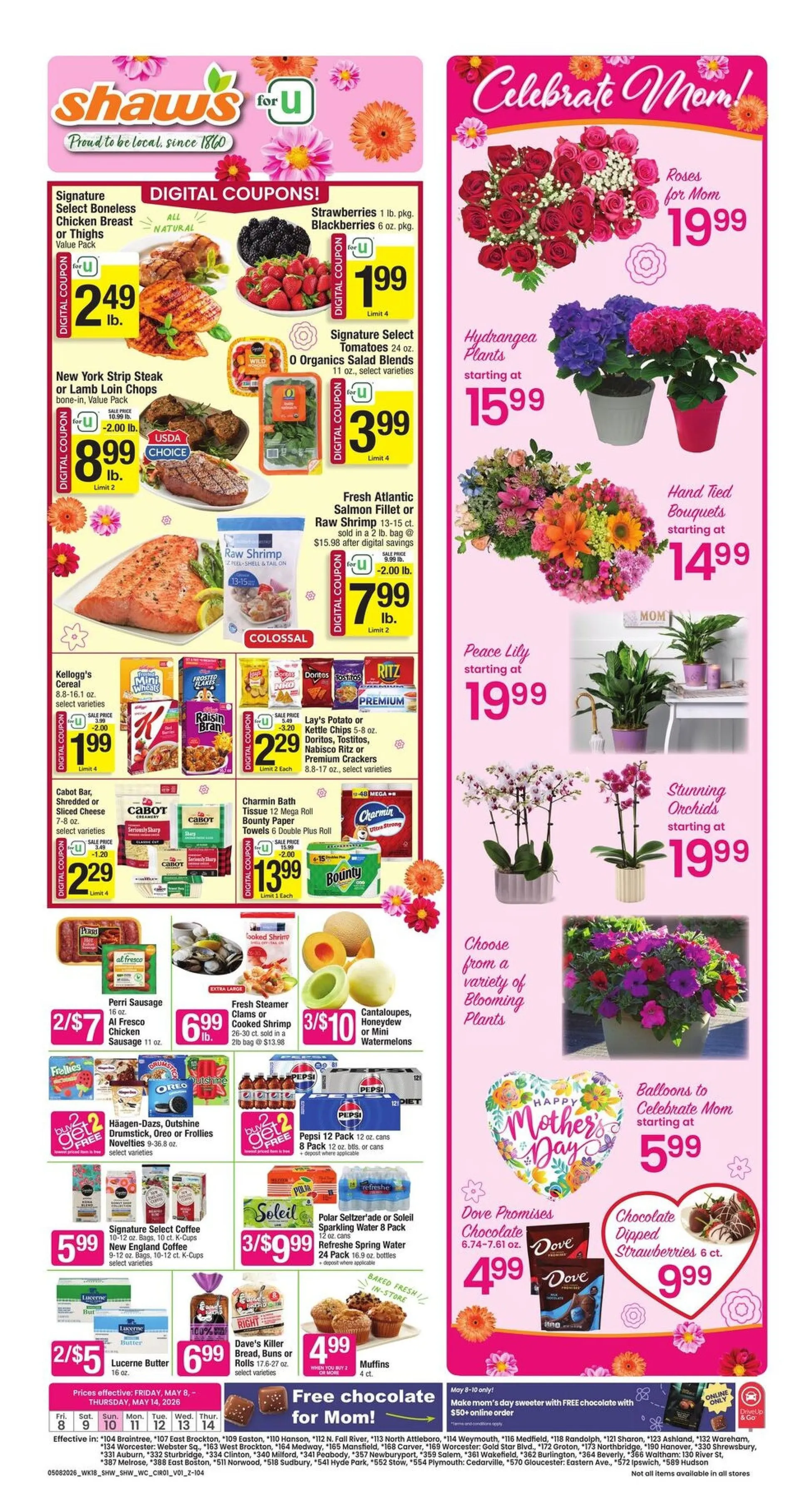 Weekly ad Shaw's Sales from May 8 to May 14 2026 - Page 1