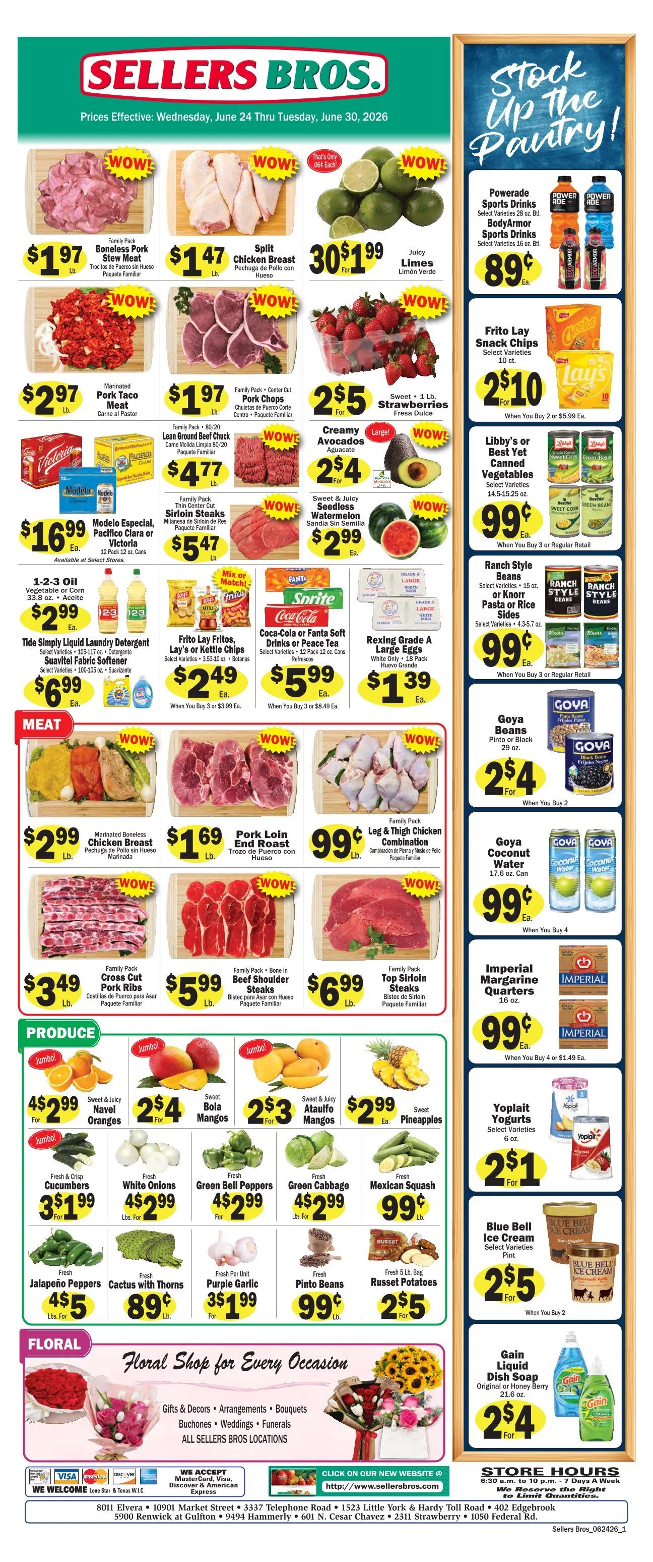 Weekly ad Sellers Bros Sales from June 24 to June 30 2026 - Page