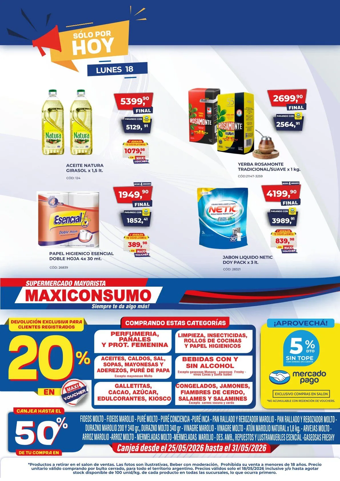 Ofertas de Maxiconsumo Ofertas 25 de mayo al 31 de mayo 2026 - Página  del catálogo