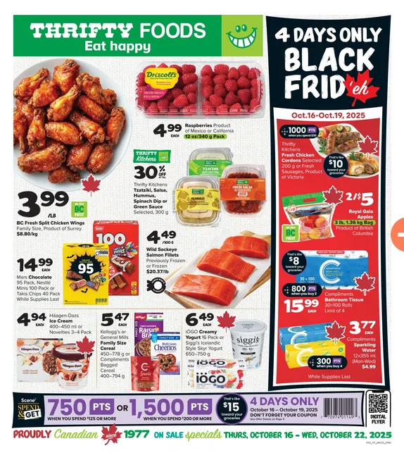 Thrifty Foods Sales from October 16 to October 22 2025 - flyer page 
