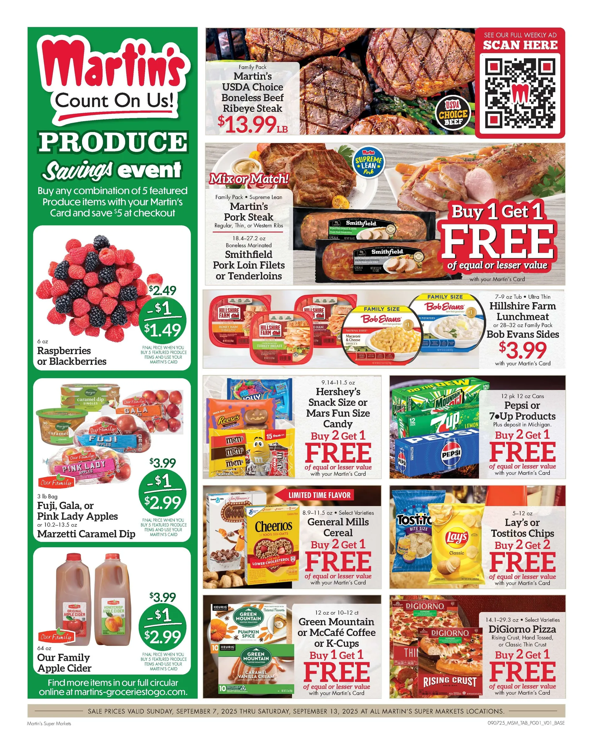 Weekly ad Martin’s Sales from September 8 to September 13 2025 - Page 1