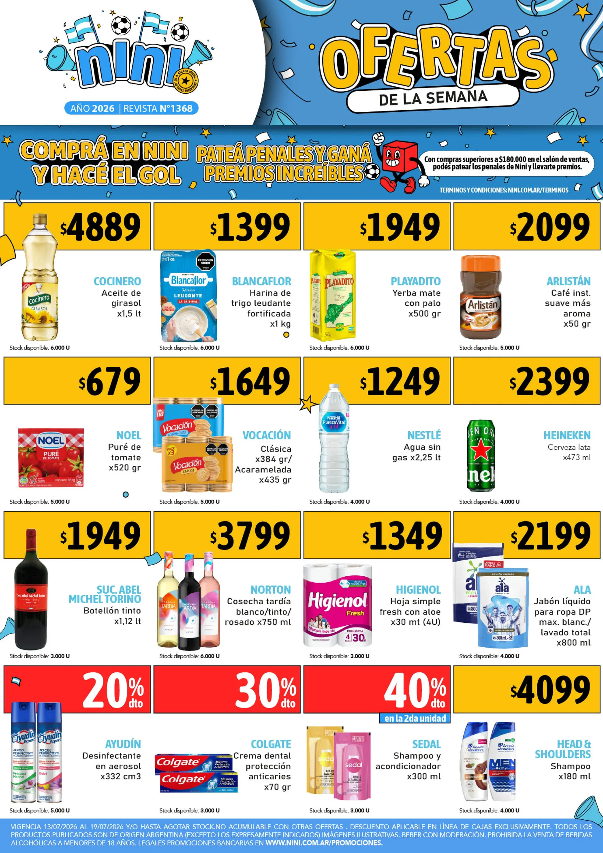 Ofertas de Nini Mayorista Ofertas 13 de julio al 19 de julio 2026 - Página  del catálogo