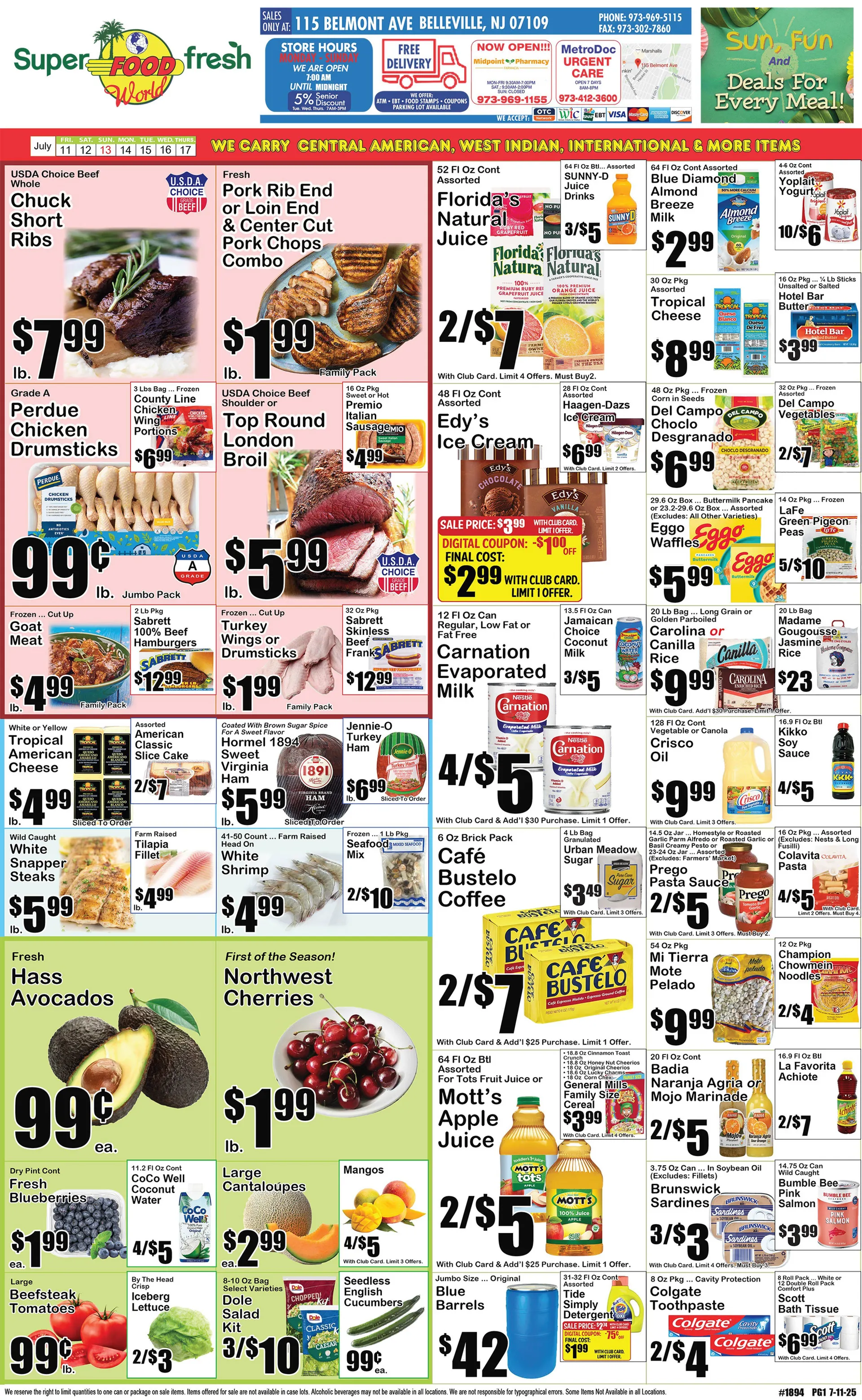 Weekly ad SuperFresh Sales from July 13 to July 17 2025 - Page 1