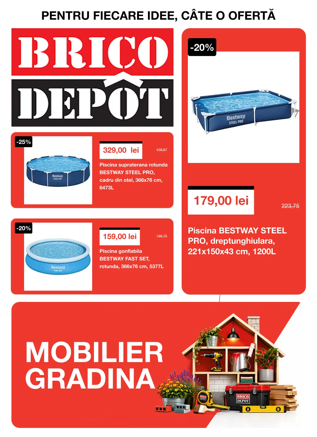 Catalog Brico Depot de la 30 iulie până la 13 august 2026 - Revista Pagina 