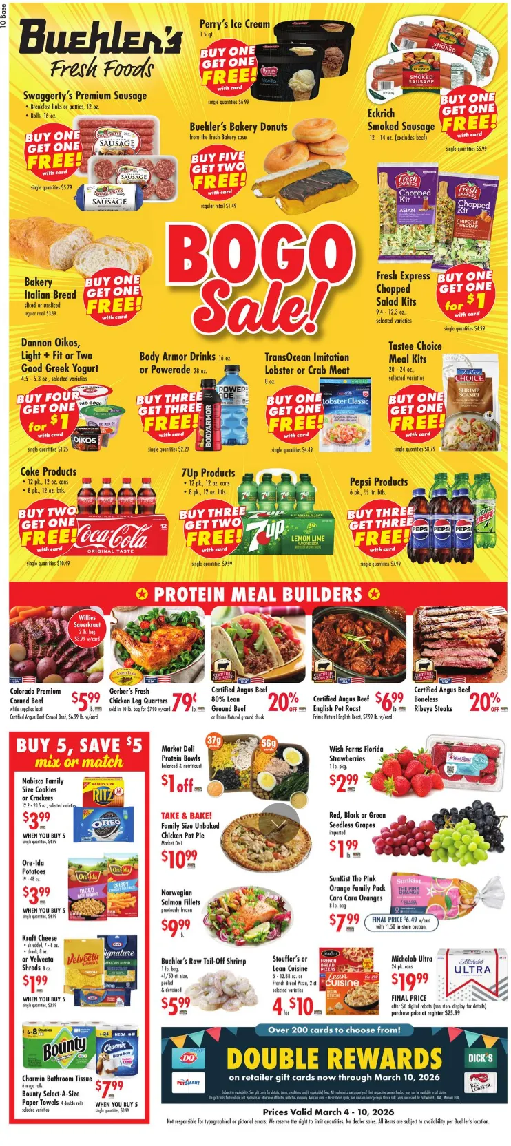 Weekly ad  Buehler's Fresh Foods Sales from March 4 to March 10 2026 - Page 1