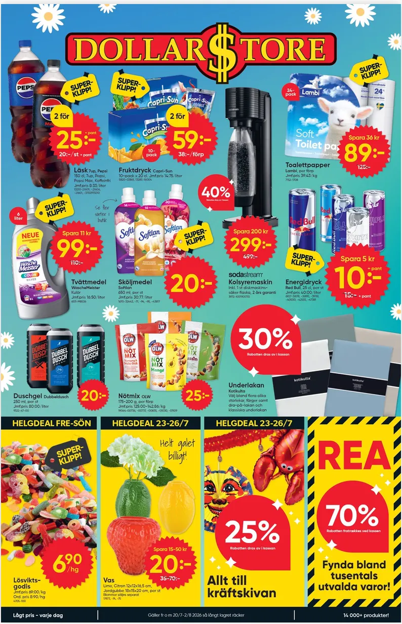 DollarStore - 20 juli 8 augusti 2026