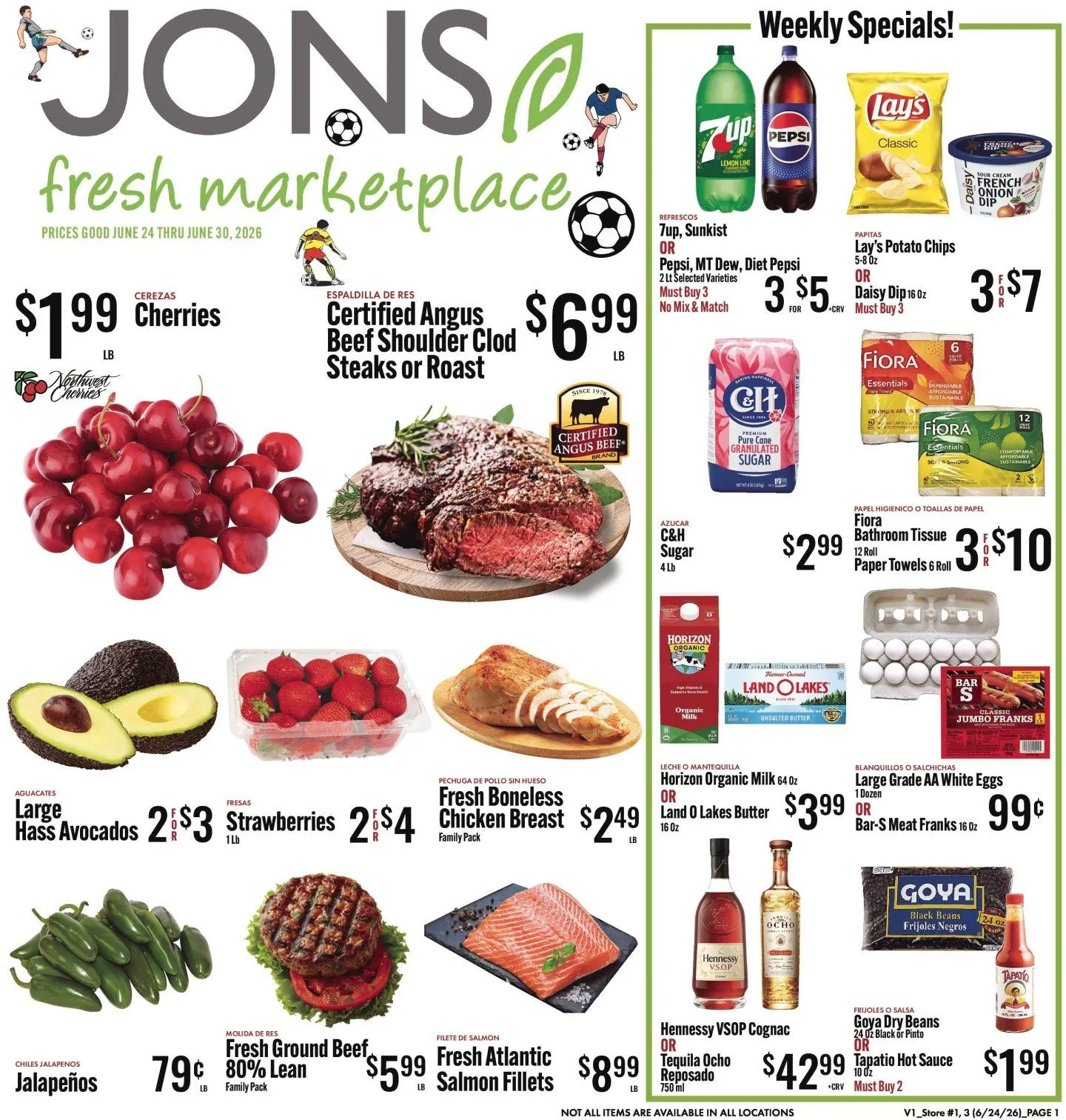 Weekly promotion  Jons International Sales spanning from June 24 to June 30 2026 - Page  for Catalogue 365