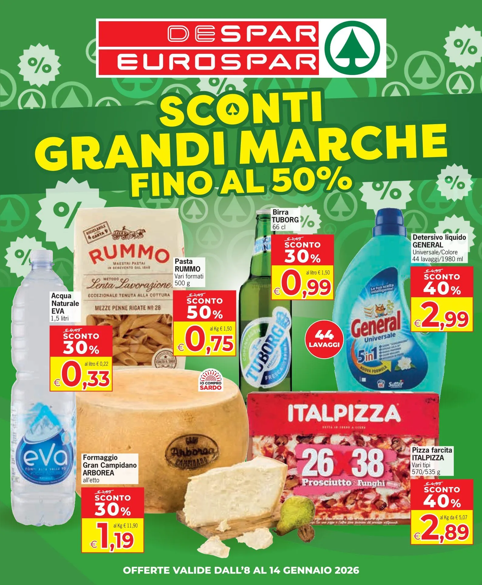 Volantini Eurospar da 8 gennaio a 14 gennaio di 2026 - Pagina del volantino 1