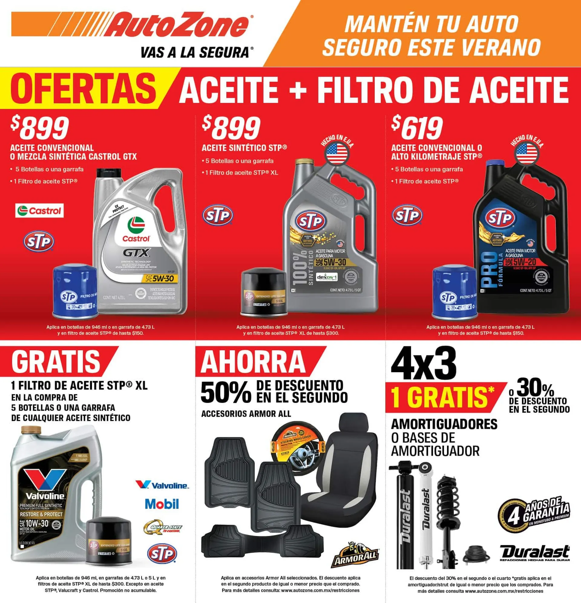Catálogo de AutoZone Ofertas 4 de agosto al 9 de agosto 2025 - Pagina 1