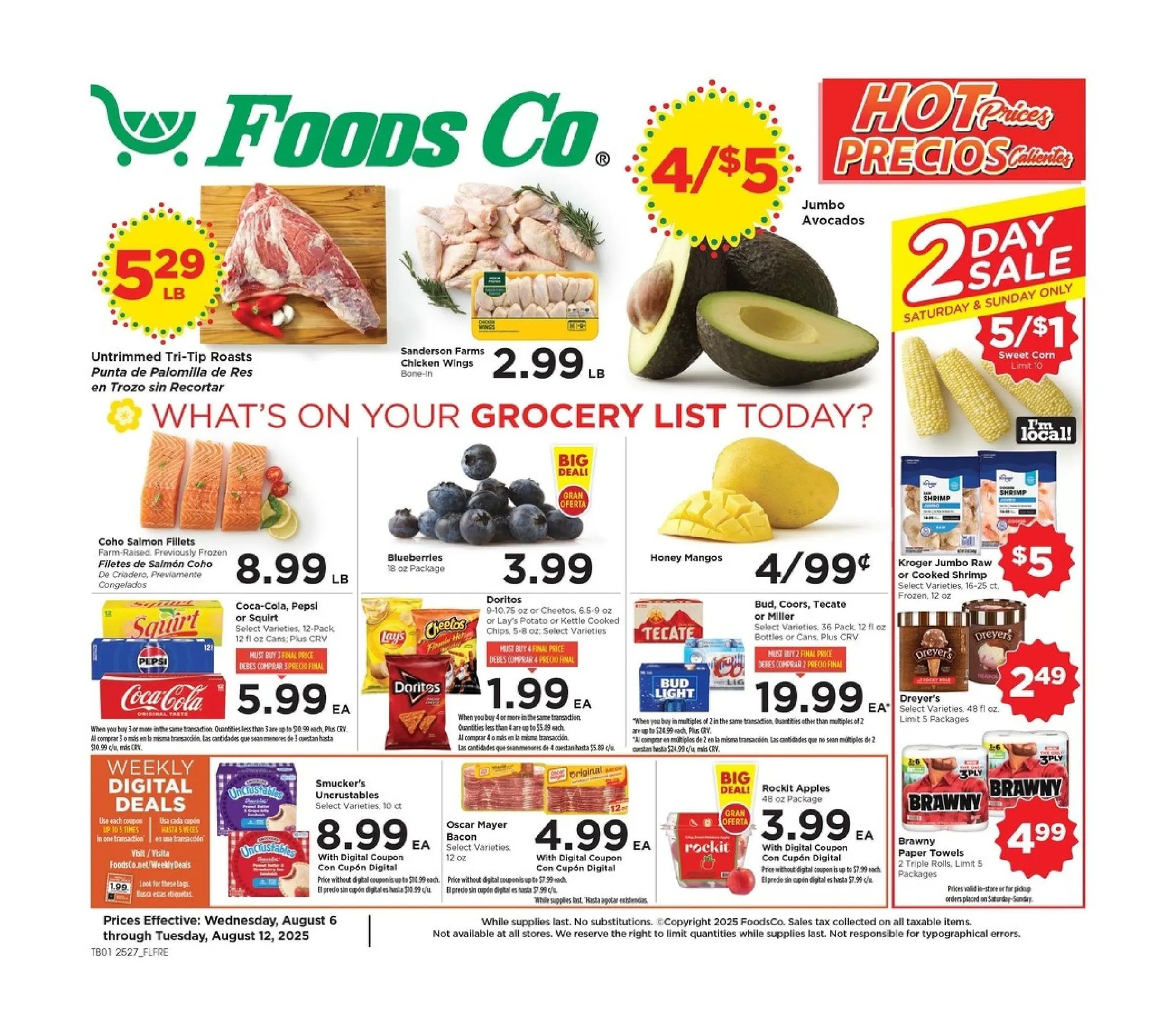 Weekly ad Foods Co. Sales from August 6 to August 12 2025 - Page 