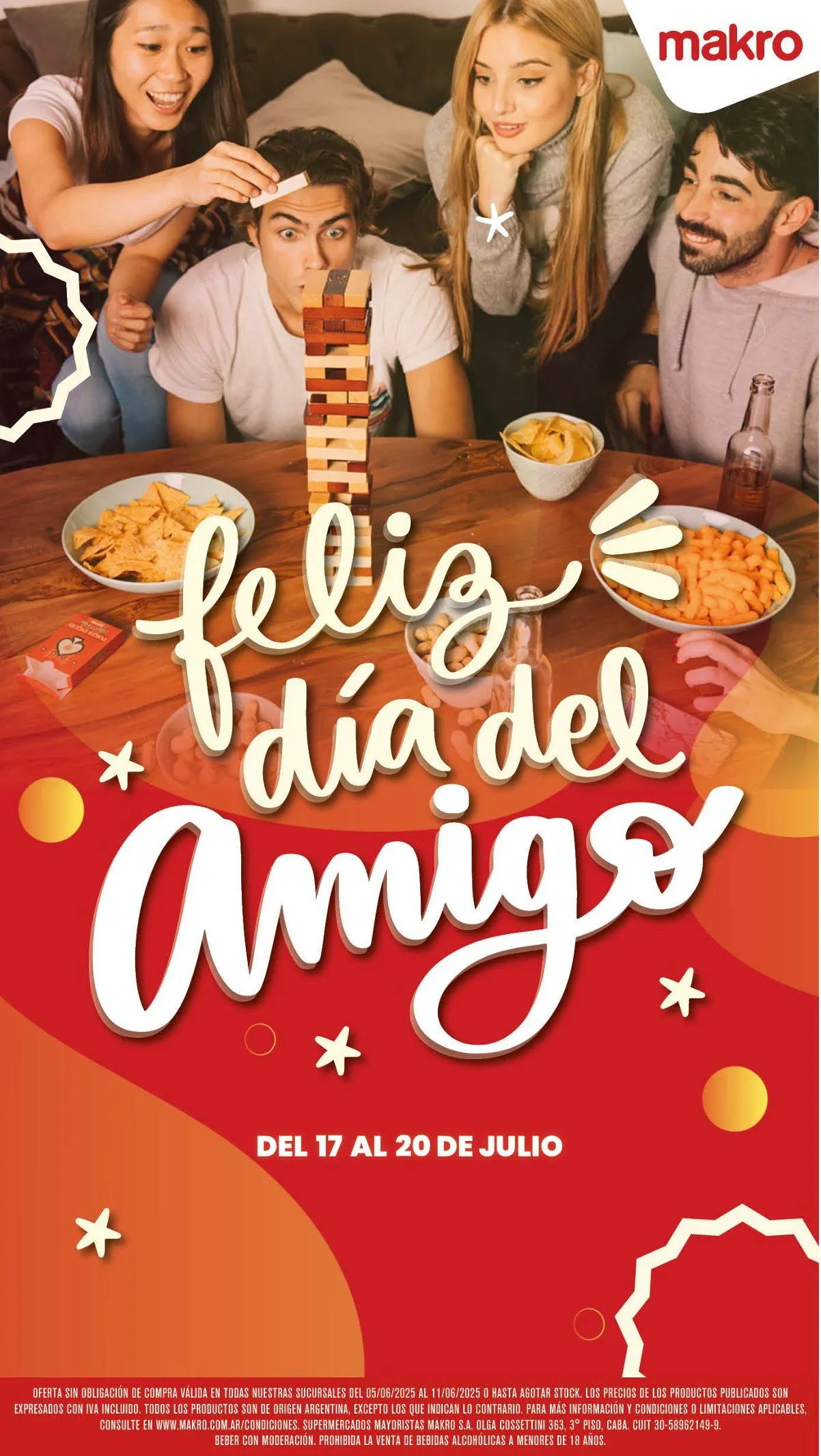 Ofertas de Oferta Rspecial dia del Amigo Makro 17 de julio al 20 de julio 2025 - Página 1 del catálogo