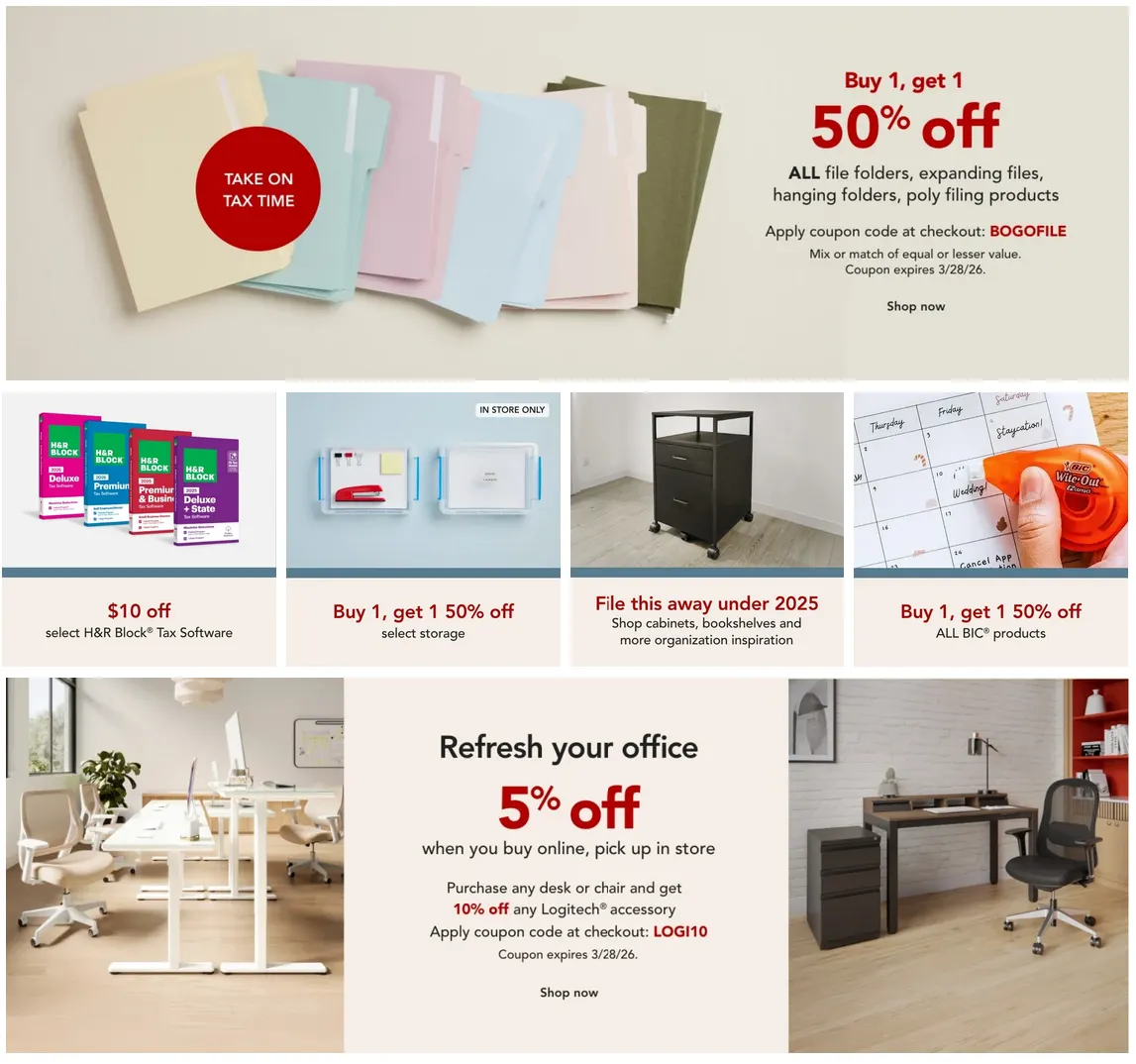 Weekly ad Office DEPOT Sales from January 9 to January 14 2026 - Page 