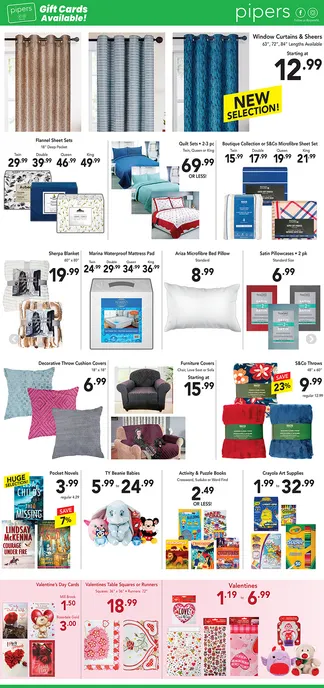Pipers Sales from January 29 to February 4 2026 - flyer page