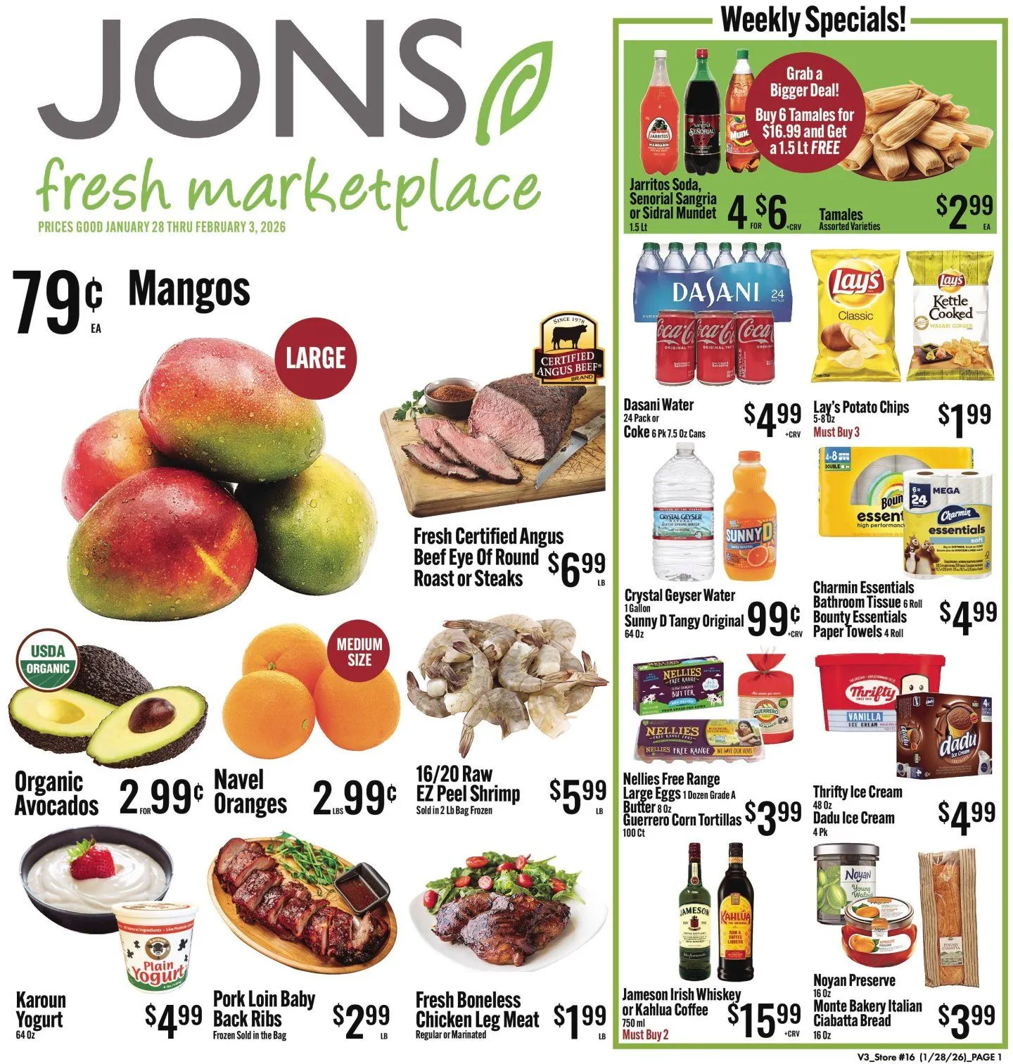 Weekly promotion Jons International Sales spanning from January 28 to February 3 2026 - Page for Catalogue 365