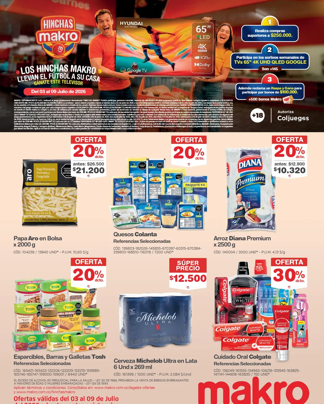 Catalogo de Makro Ofertas 3 de julio al 9 de julio 2026 - Pag 1