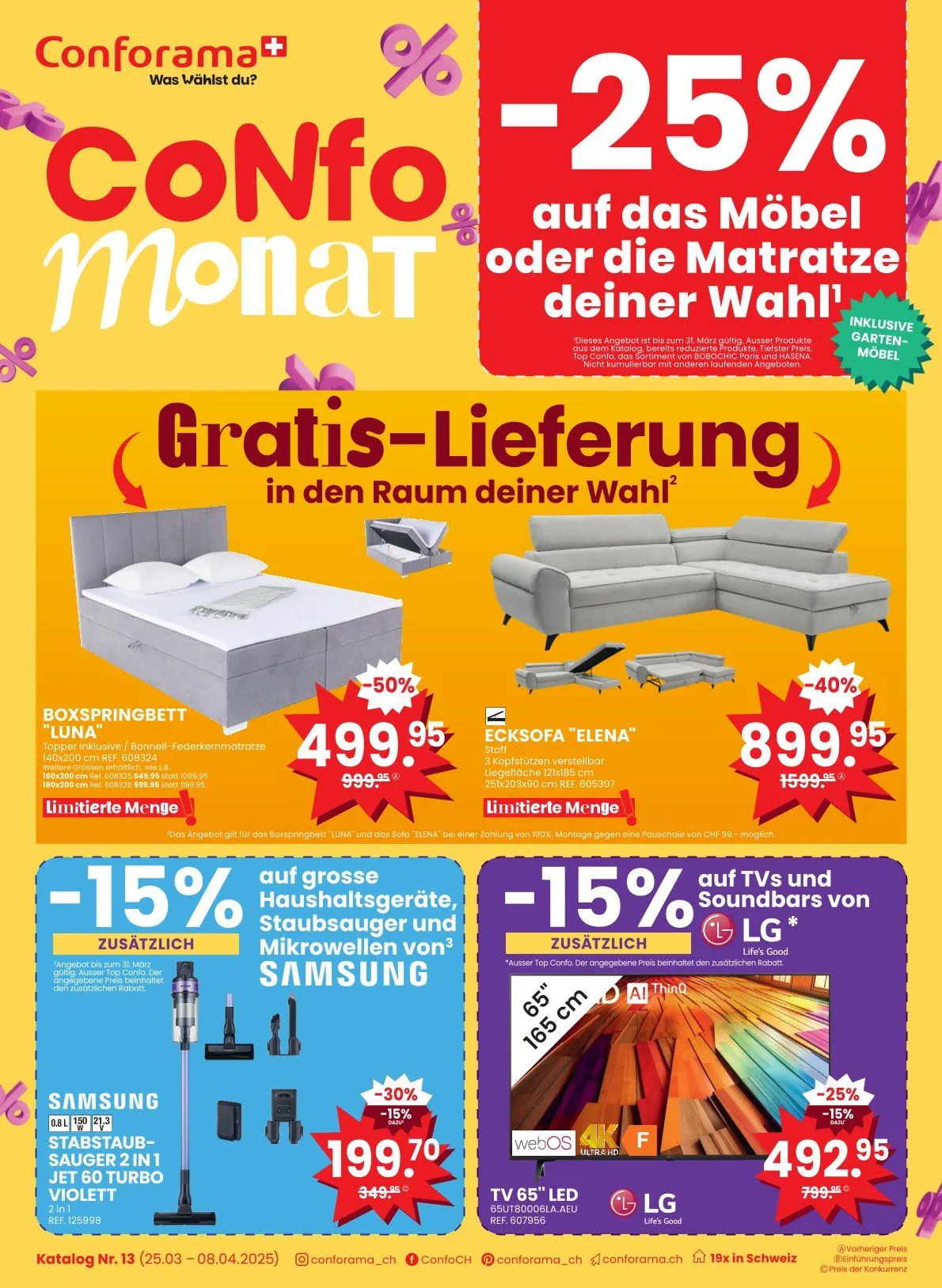 Conforama Prospekt - 27. März 8. April 2025