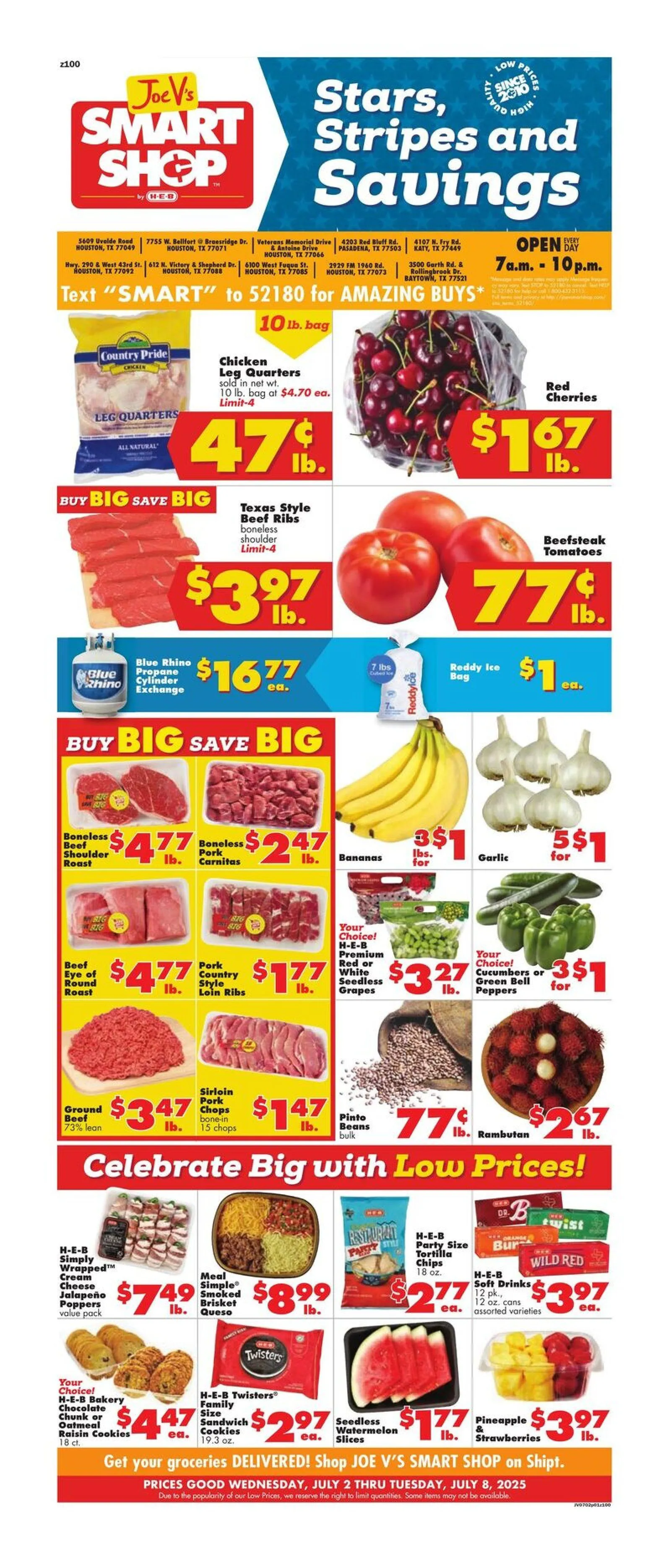 Weekly ad Joe V's Smart Shop Sales from July 2 to July 11 2025 - Page 1