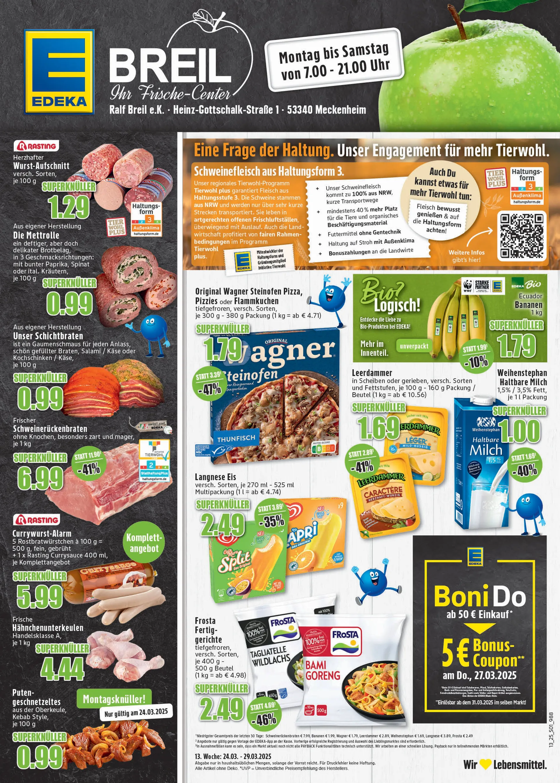 Edeka Prospekt von 25. März bis 29. März 2025 - Prospekt seite 1