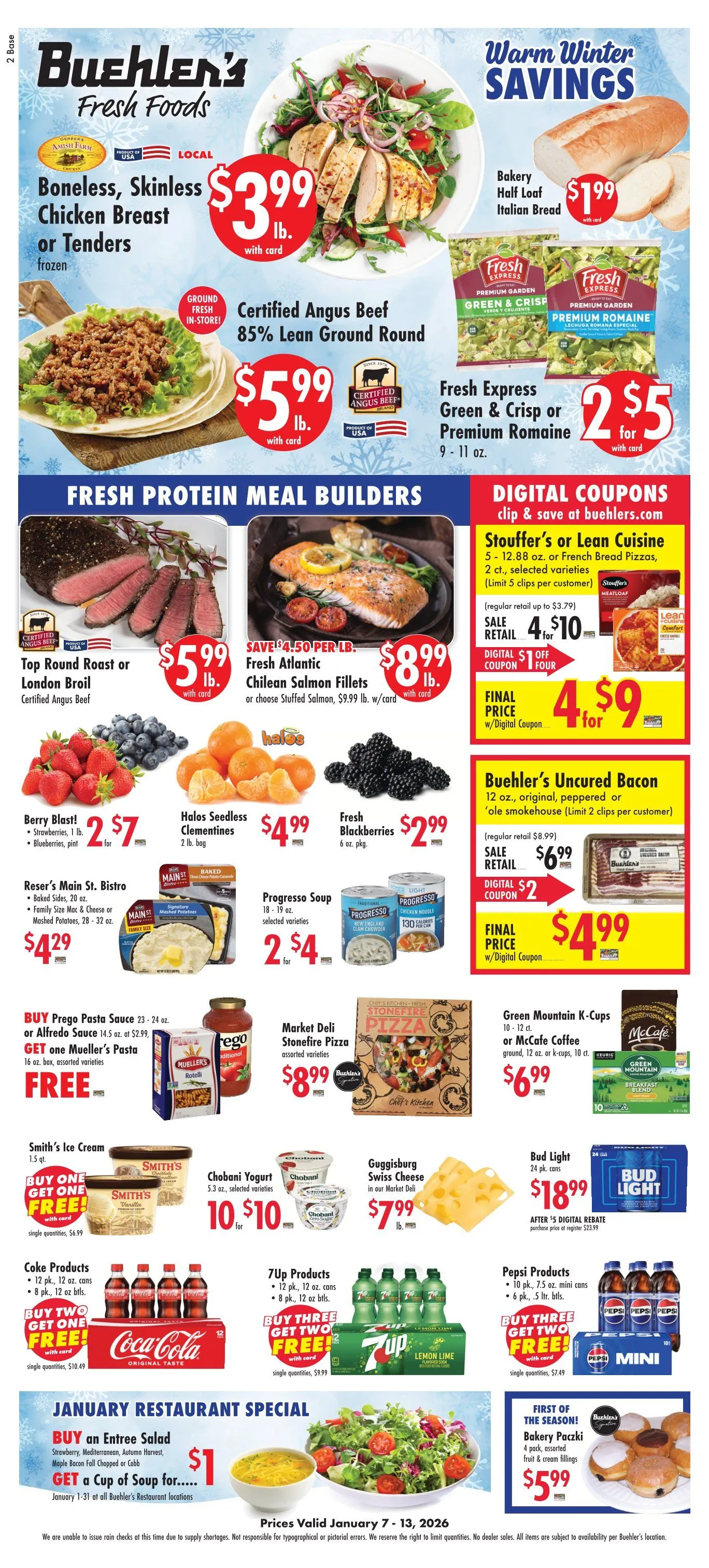 Weekly ad Buehler's Fresh Foods Sales from January 7 to January 13 2026 - Page 