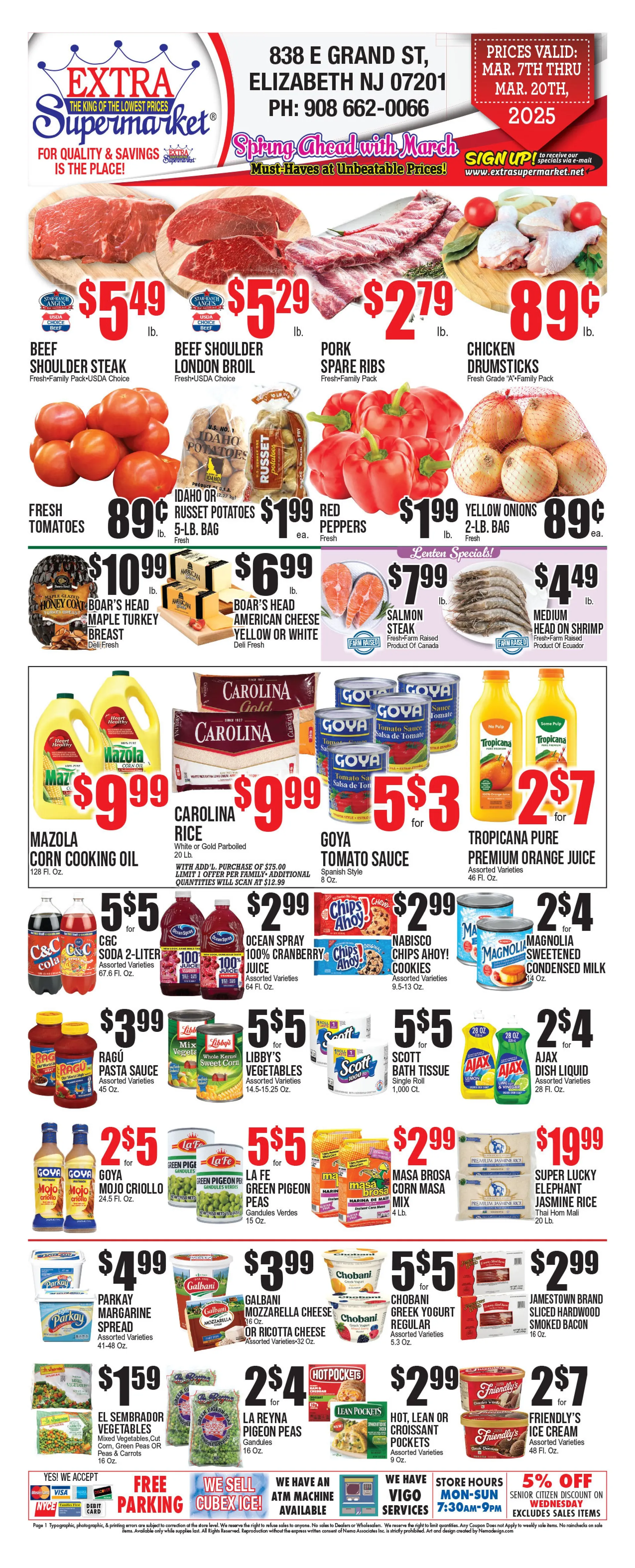 Weekly ad Extra Supermarket Deals from March 18 to March 20 2025 - Page