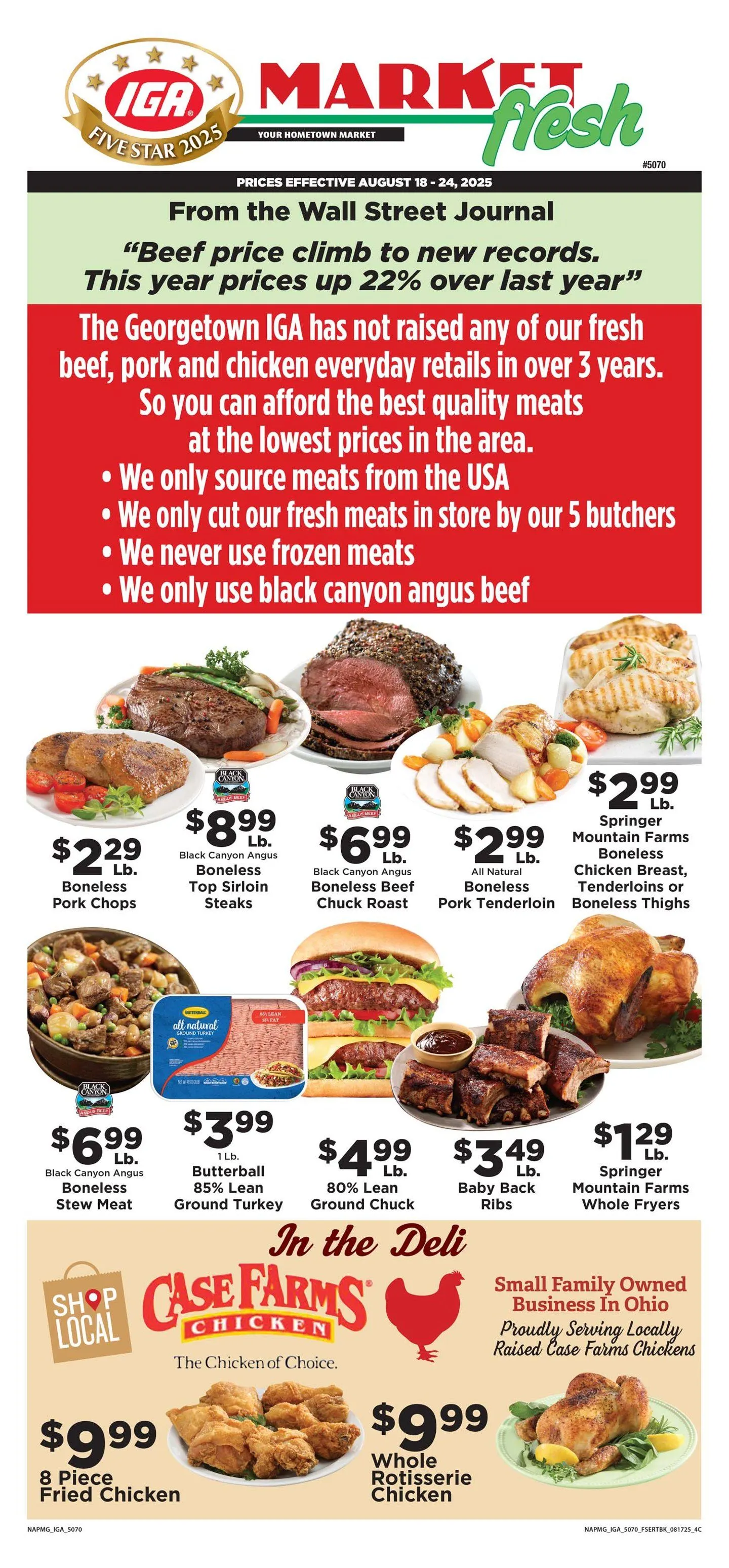 Weekly ad IGA Sales from August 18 to August 24 2025 - Page