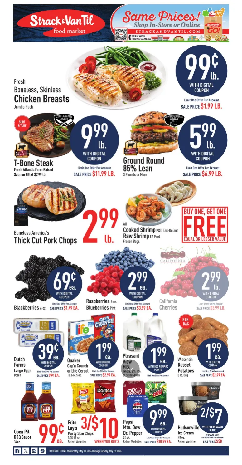 Weekly ad Strack & Van Til Sales from May 13 to May 19 2026 - Page 1