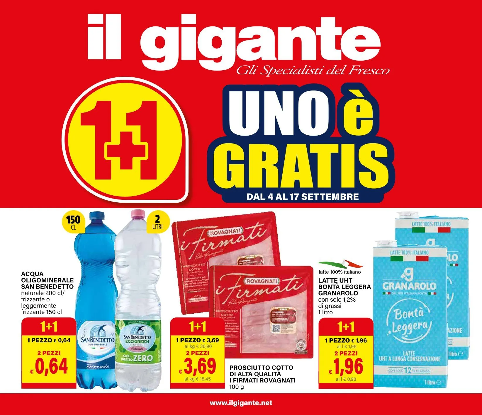 Volantini Il Gigante da 4 settembre a 17 settembre di 2025 - Pagina del volantino 1