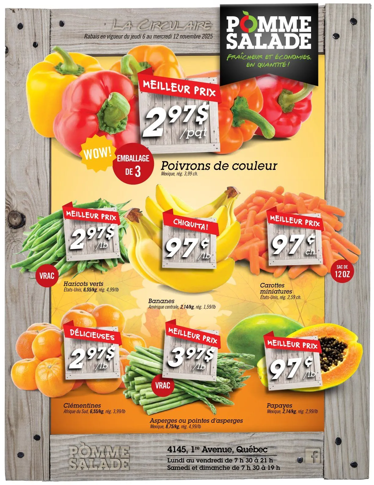 Pomme Salade Sales from November 6 to November 12 2025 - flyer page 1